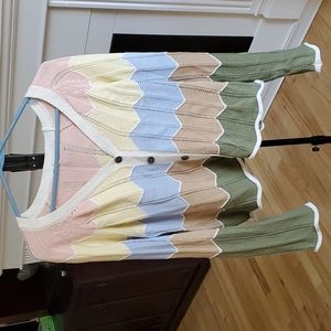 Hem & Thread Striped Cardigan